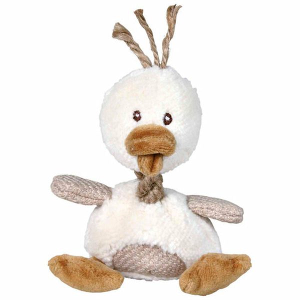 Soft toy for dogs Trixie Polyester Plush Cotton Duck 15 cm Online now