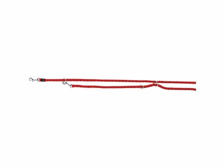 Adjustable dog leash Trixie Cavo Red S M 2 m Online Hot Sale