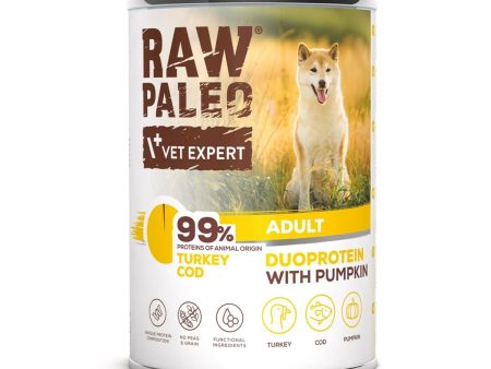 Wet food VETEXPERT RAW PALEO Turkey 400 g Hot on Sale