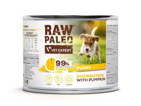 Wet food VETEXPERT RAW PALEO Turkey 200 g For Sale