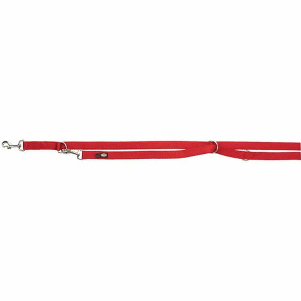 Adjustable dog leash Trixie 20083 Red M L Supply