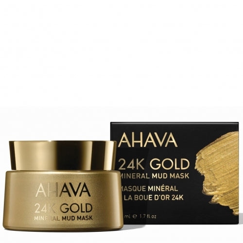 AHAVA MINERAL MUD 24K Aukso mineralinė purvo kaukė, 50 ml Fashion