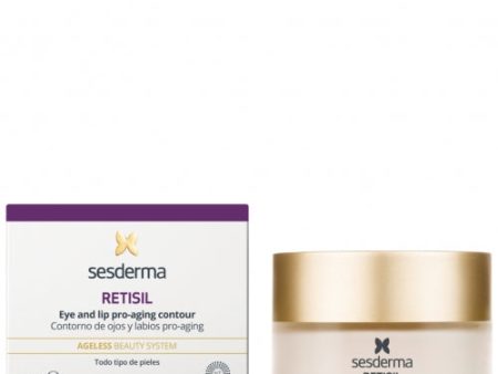 SESDERMA RETISIL PRO-AGING Akių ir lūpų kontūro kremas, 30 ml +dovana mini Sesderma priemonė For Discount