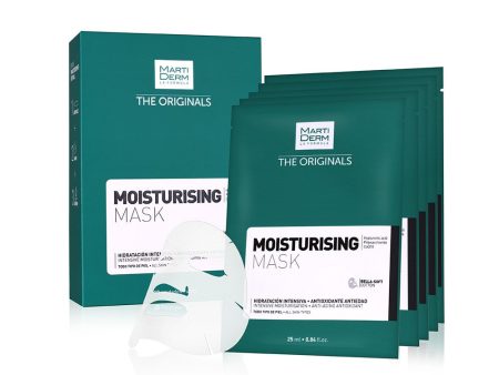 MARTIDERM DRĖKINAMOJI VEIDO KAUKĖ MOISTURISING MASK. 25 ML X 10 VNT. on Sale