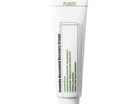 PURITO Centella Unscented Recovery Cream veido kremas, 50 ml For Discount