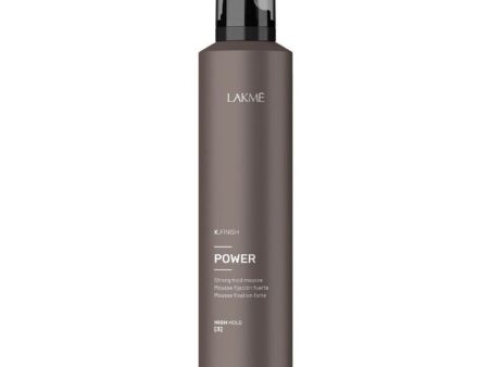 Stiprios fiksacijos putos plaukams Lakme K.FINISH POWER Strong Hold Mousse, LAK46023, 300 ml For Discount