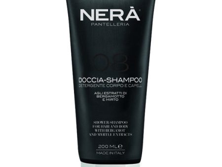 NERA08 Shower-Shampoo With Bergamot & Myrtle Extracts Plaukų ir kūno prausiklis su bergamočių ir dilgėlių ekstraktais, 200ml Online now