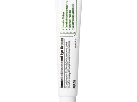 PURITO Centella Unscented Eye Cream paakių kremas, 30 ml Supply