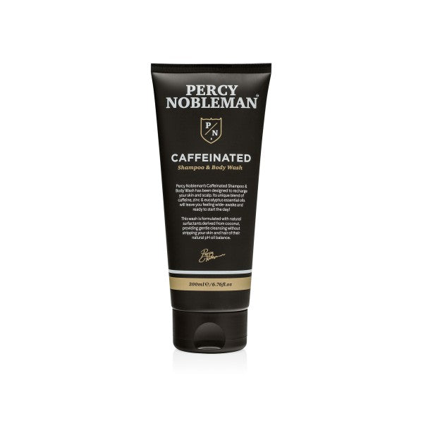 Percy Nobleman Coffeinated Shampoo and Body Wash Šampūnas ir kūno prausiklis su kofeinu, 200 ml Supply