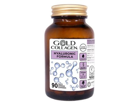 Gold Collagen HYALURONIC FORMULA (maisto papildas tabletės) on Sale