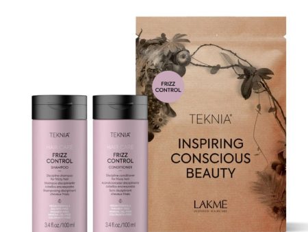 Kelioninis plaukų priežiūros priemonių rinkinys Lakme Teknia Travel Pack Frizz Control LAK44410 Online now