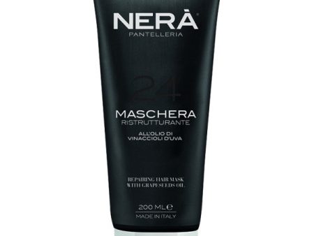 NERA 24 Repairing Hair Mask With Grapeseeds Oil Atkuriamoji kaukė su vynuogių kauliukų aliejumi, 200ml Supply