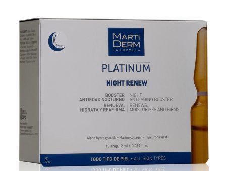 MARTIDERM ATKURIAMOSIOS NAKTINĖS VEIDO AMPULĖS NIGHT RENEW, 10 AMP. Fashion