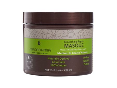 Maitinamoji, drėkinamoji plaukų kaukė Macadamia Nourishing Repair Masque MAM300200, skirta sausiems plaukams, 236 ml Fashion