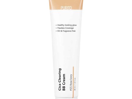 PURITO Cica Clearing BB Cream #15 Rose Ivory kremas, 30 ml Supply