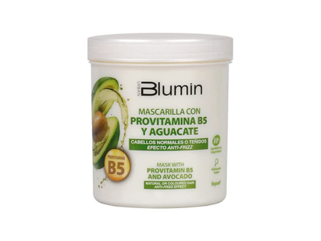 Glotninanti kaukė normaliems ir dažytiems plaukams su avokadais ir provitaminu B5 Blumin, TAHE, 700 ml Online Hot Sale